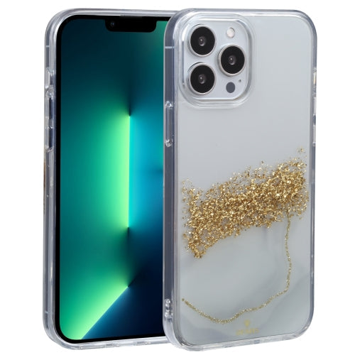 iPhone 14 Pro Max Marble Glitter Case Retail Pack