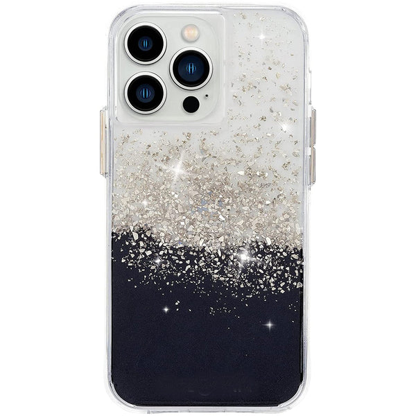 iPhone 15 Marble Glitter Case Retail Pack