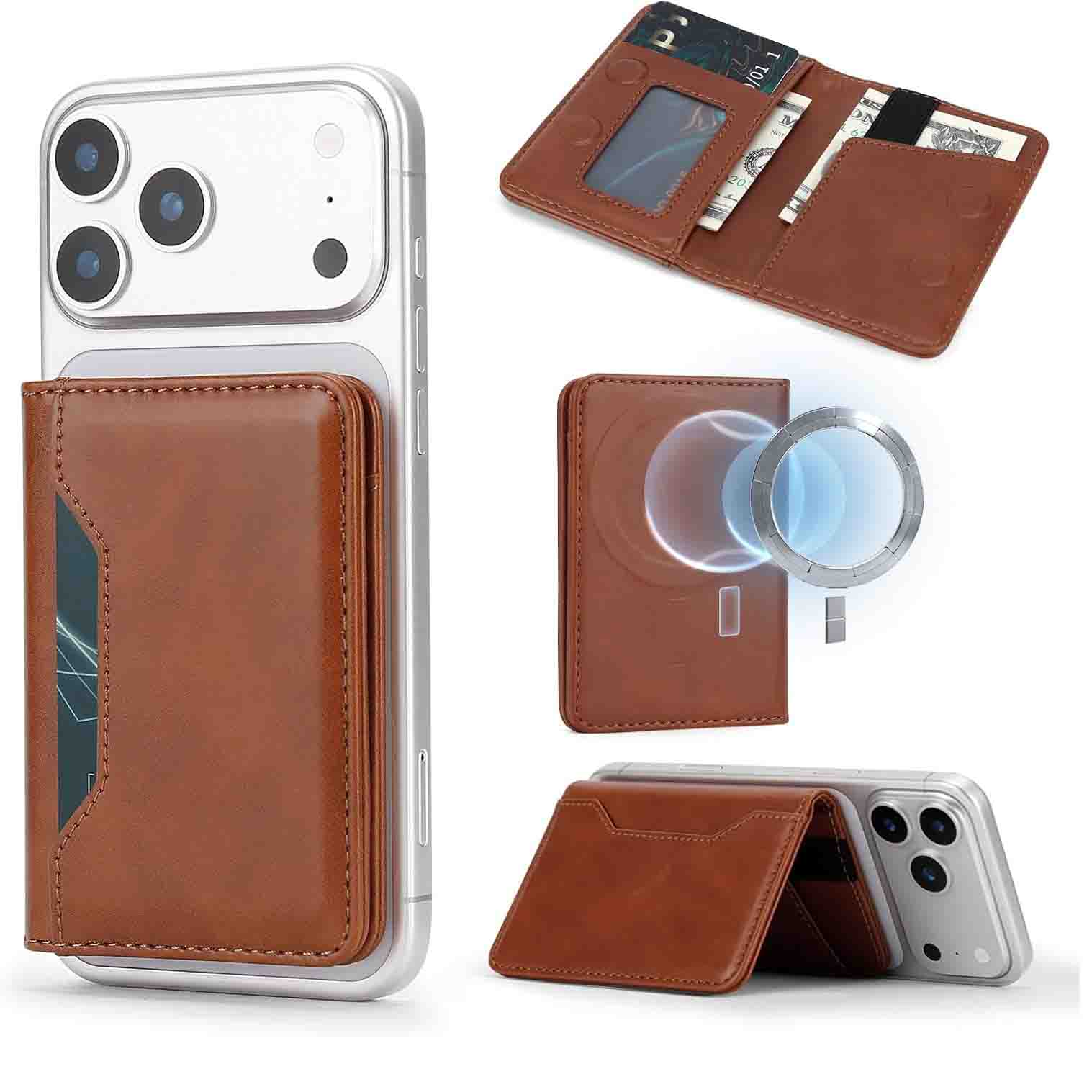 Universal  MagSafe Single Wallet Stand New