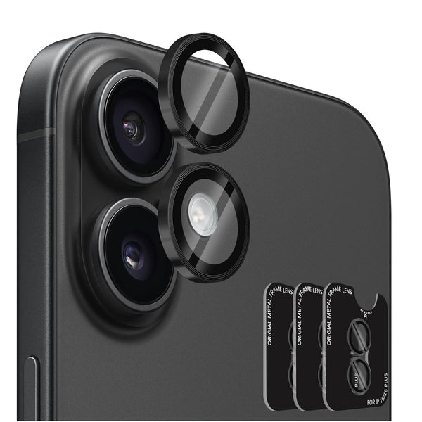 iPhone 16 Plus Camera Lens Ring Black