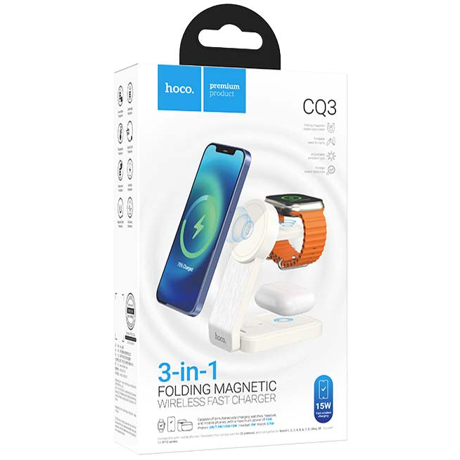 Wireless Charger Fast 3-in-1 CQ3