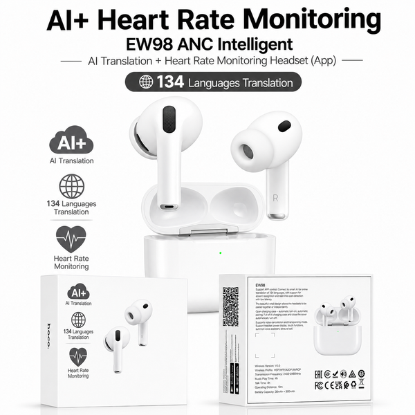Airbuds Wireless  Hoco EW98 White