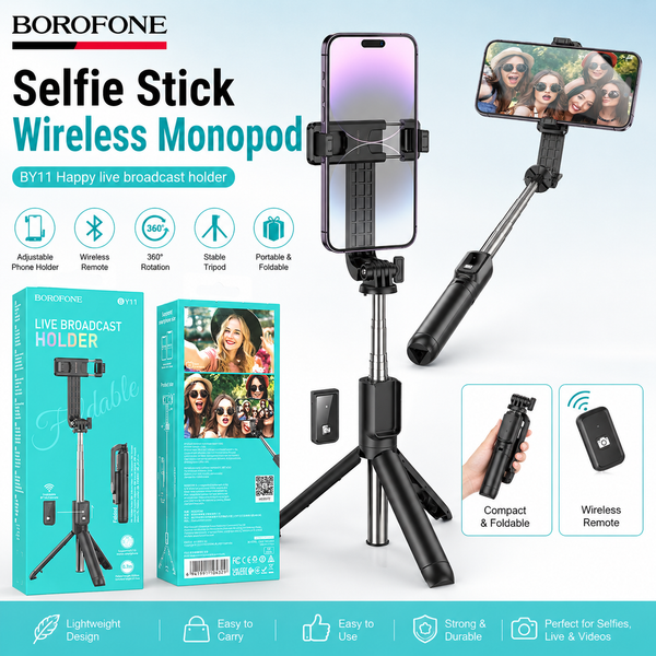 Selfie Stick Wireless Monopod
