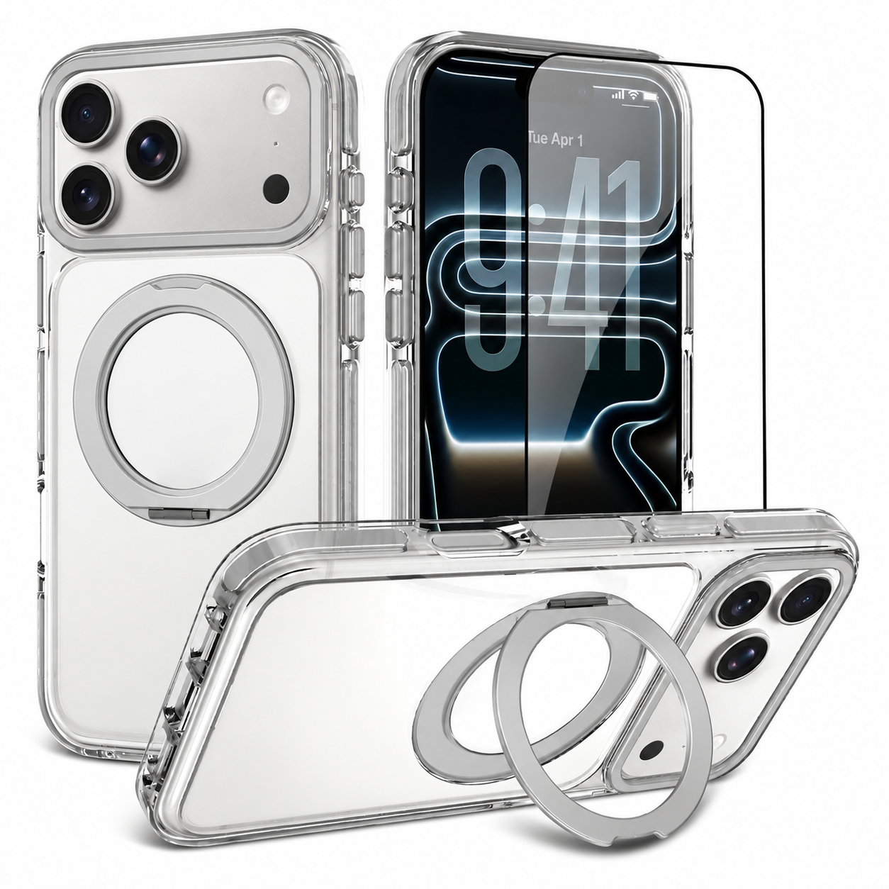 iPhone 18 Pro Max MagSafe Ring Holder Case Retail Pack