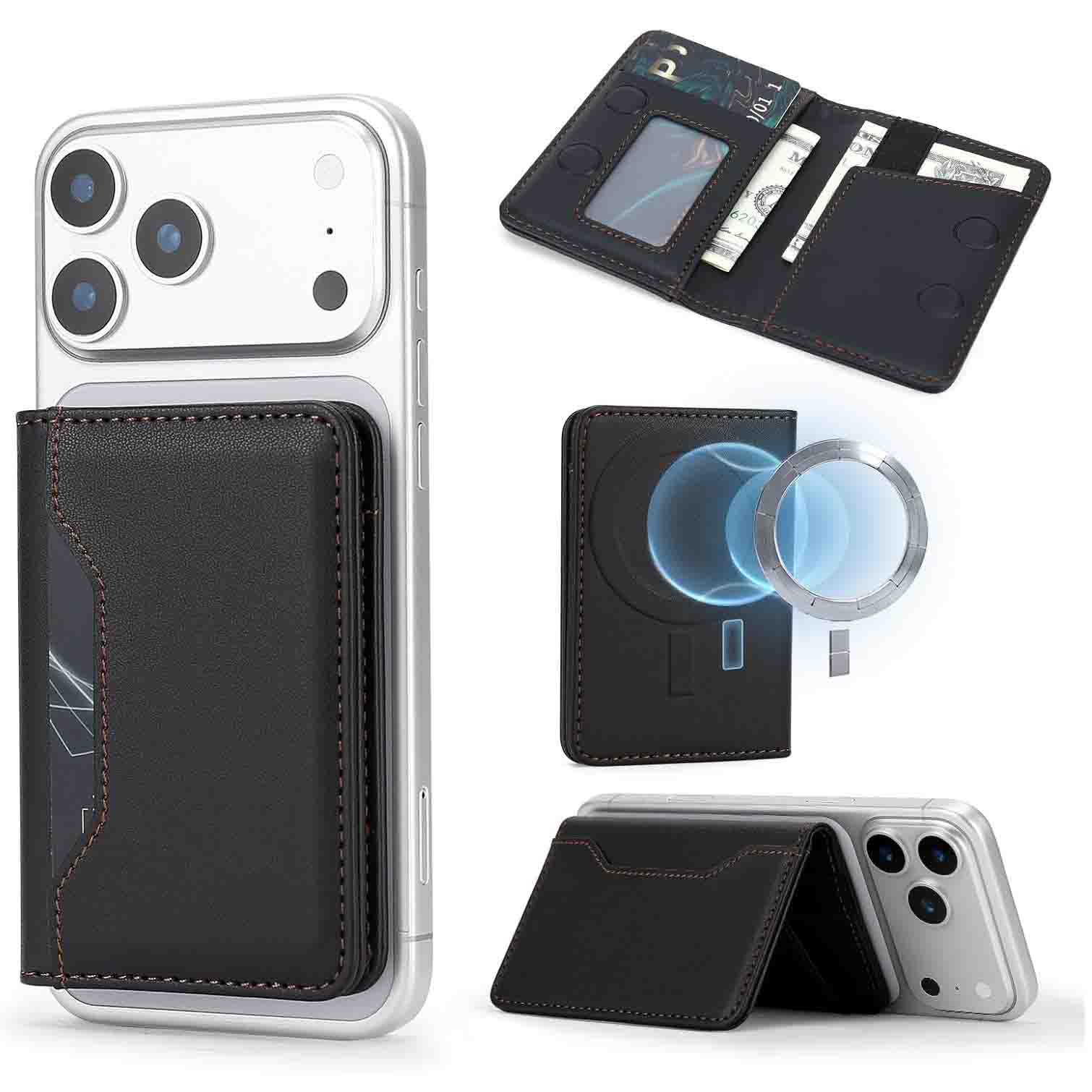 Universal  MagSafe Single Wallet Stand New