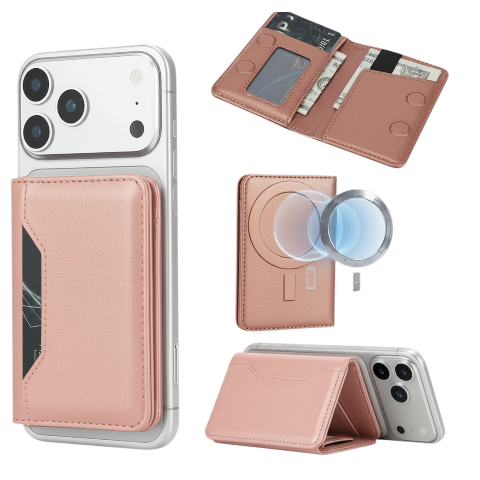 Universal  MagSafe Single Wallet Stand New