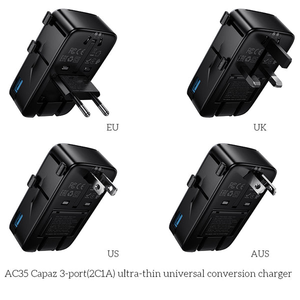 Ultra-Thin Universal Conversion Charger 15 Watt- AC35