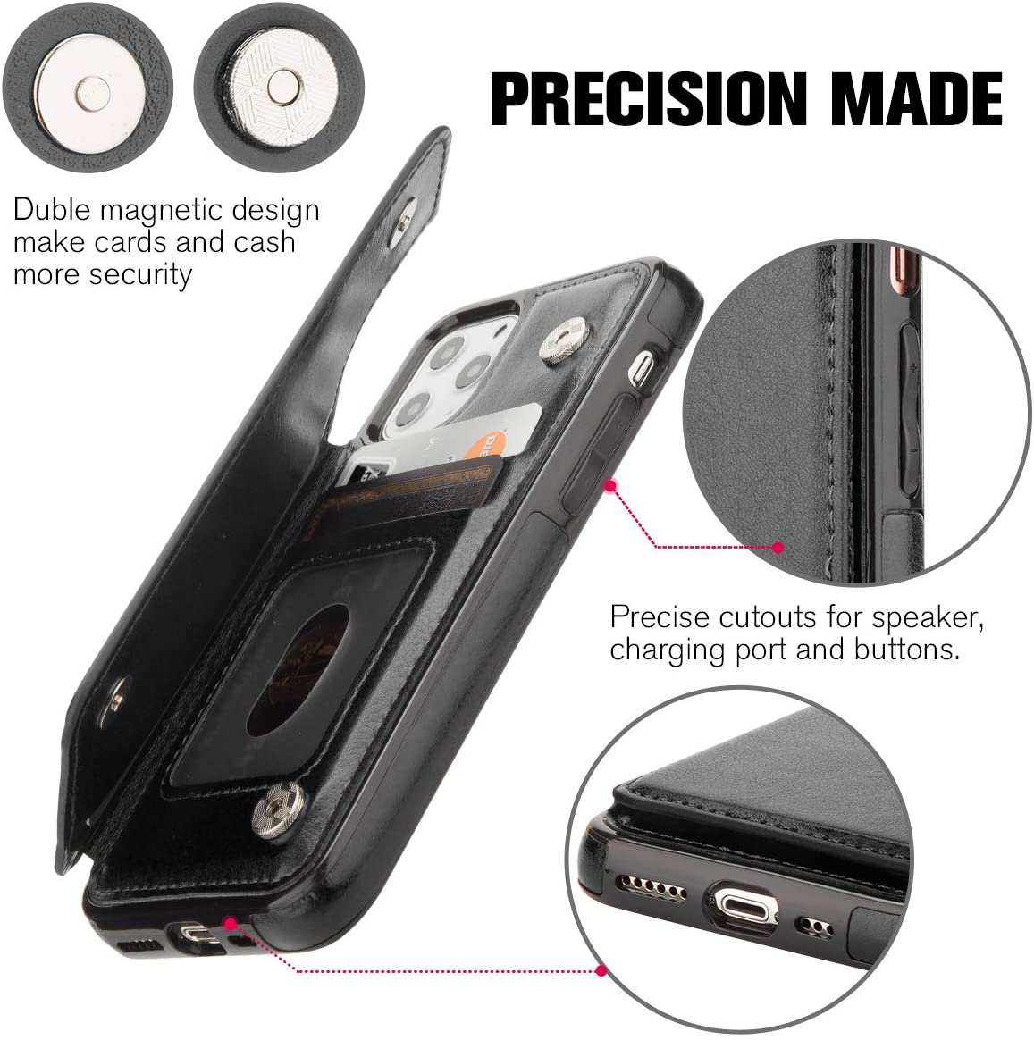 iPhone 13 Pro Max Case Back Wallet
