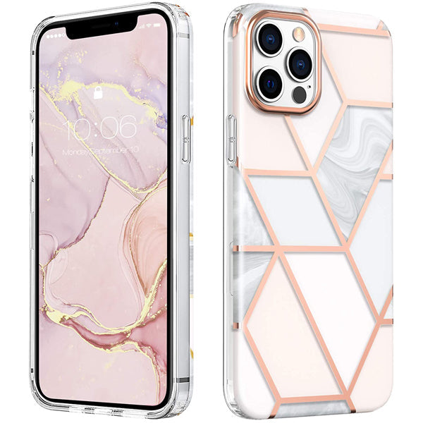 iPhone 14 Pro Electroplated Marble Line
