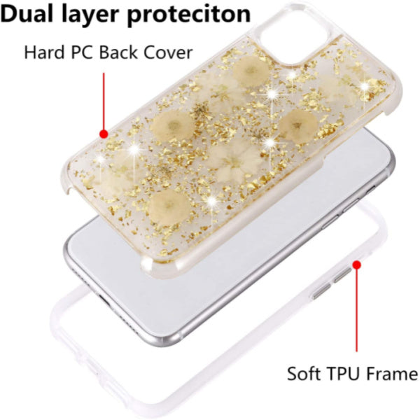 iPhone 11 Pro Real Flower Case