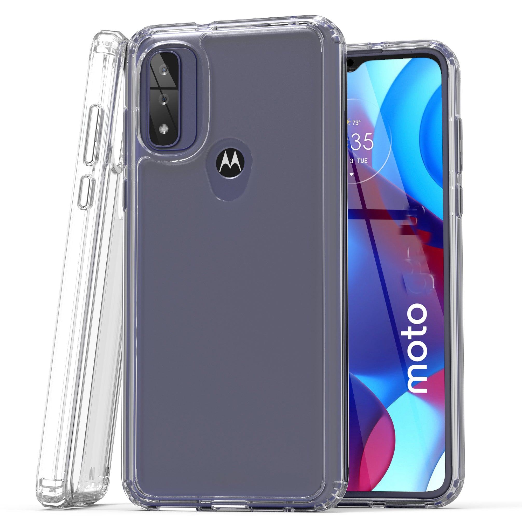 Defender Case Rugged Custodia Defender Per Motorola G Power 5G 2024: Antiurto, Antiscivolo, Con Vetro Temperato E Clip, Design Robusto Quad Lock Cover - Foto 3