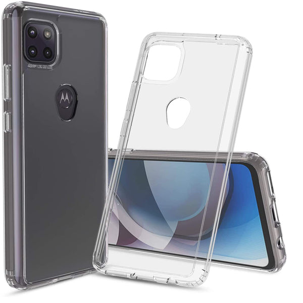 Moto One 5G Ace Clear Hybrid Case