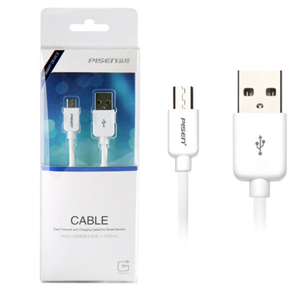 Micro USB Data Cable (V9) 1500mn