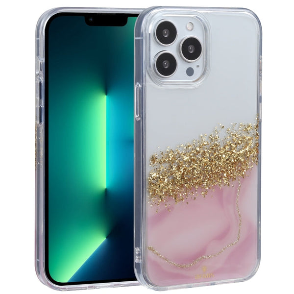 iPhone 14 Plus  Marble Glitter Case Retail Pack